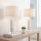 Jonathan Y Bailey 32 in. LED Seashell Table Lamp, White, 2PK JYL4006A-SET2 - alternate 4