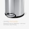Simplehuman 1-1/8 gal Round Step-On Can, Black, Foot Pedal, Stainless Steel, Not Applicable CW2091 - alternate 3