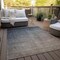 Homeroots 8' X 10' Taupe and Gray Ombre Washable Non Skid Indoor Outdoor Area Rug 563706 - alternate 3