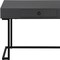 Homeroots 42" Gray and Black Wood and Metal Sled Computer Desk 489888 - alternate 6