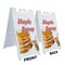 Signmission Maple Syrup, A-Frame & 2 Decals Installed, Heavy-Duty Plastic Frame SBHD-D-2436-Maple Syrup - alternate 3