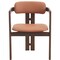 Leisuremod Velo Series Modern Dining Chair in Black Walnut Wood with Dark Brown Seat, 2PK VCBW-51DBR-2 - alternate 4