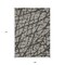 Homeroots 9' X 12' Gray and Black Abstract Washable Non Skid Indoor Outdoor Area Rug 559278 - alternate 6