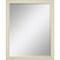 Homeroots 52" Ivory Distressed Wood Framed Accent Mirror 632866 - alternate 4