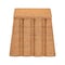 Bali & Pari Andrea Natural Rattan End Table - Handwoven Wicker Accent Table with Pleated Skirt, Boho Side Table 267-14598-ZORO - alternate 4