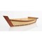 Homeroots 17in Natural and Brown Wood Sushi Boat Serving Tray 364376 - alternate 4