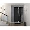 Vdomdoors Steel Door Cynex 6777 Black Sidelight Exterior Window Stainless Inserts Single Modern Painted-W36+1 CYNEX6777EXD-BLK-W36+14 x H80-Right-hand Outswing - alternate 5