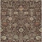 Homeroots 3' X 5' Chocolate Tan And Green Floral Washable Indoor Outdoor Area Rug 603407 - alternate 5