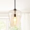 Jonathan Y Hayes 11.25" 1-Light Industrial Farmhouse Iron/Glass LED Pendant, Oil Rubbed Bronze/Clear JYL7596A - alternate 6