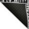 Homeroots 3' X 5' Black Gray And Ivory Abstract Washable Indoor Outdoor Area Rug 602467 - alternate 4