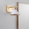 Jonathan Y Yvette 9.25" 1-light Metal Vanity, White/Gold JYL9012A - alternate 5