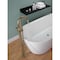 Delta Trinsic Single Handle Floor Mount Tub Filler Trim with Hand Shower T4759-CZFL - alternate 5