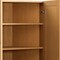 Homeroots Set Of Two Brown Wood Corner Accent Cabinet With Two Doors 712117 - alternate 3