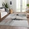 Homeroots 8' X 10' Brown Black And Gray Abstract Washable Indoor Outdoor Area Rug 603650 - alternate 2