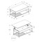 Monarch Specialties Coffee Table 42"L, Cocktail, Lift-top, Rectangular, Dark Bronze, Black Metal, Contemporary I 3821 - alternate 2