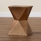 Baxton Studio Pacey Textured Metal Accent Table 259-14287-ZORO - alternate 4