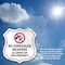 Signmission Concealed Carry Shield Sign No Concealed, 6 inch X 6 inch, Plastic Sign, 2PK SHI-P-2PACK-6-372 - alternate 4