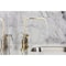 Kingston Brass Bridge Kitchen Faucet with Brass Sprayer, Polished Brass KS8252CKLBS - alternate 3