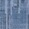 Homeroots 3' X 5' Navy Blue And Gray Striped Washable Indoor Outdoor Area Rug 602791 - alternate 5