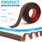 Wrightmaster 1.57 in. x 120 in. Waterproof Flexible Self-Adhesive Vinyl Transition Strip, Brown ZR-17951BN01 - alternate 3