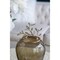 Homeroots 14" Dark Green And Gold Glass And Metal Round Ginger Jar 574249 - alternate 4