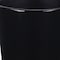 Homeroots 5in Black Recycled Plastic Indoor Outdoor Round Pot Planter 488241 - alternate 2