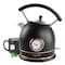 Megachef 1.9 Quart Half Circle Electric Tea Kettle with Thermostat in Matte Black MG-KTL2000B - alternate 1