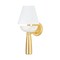 Hudson Valley Lighting New Windsor 7.25 in. Wall Sconce Aged Brass 7717-AGB - alternate 1