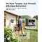Wrightmaster Retractable 5/8" Dia x 65ft. Garden Hose Reel w/ Brass Fitting and 9 Modes Nozzle, 180 Deg Swivel ZOR-J30 - alternate 6