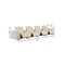 Homeroots 175" Beige Italian Leather Reclining Metal USB Sofa 720411 - alternate 5