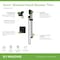 Symmons Duro HydroMersion Single Handle Shower Faucet Trim Kit  with Hand Spray (Valve not Included) S3698MB15TRM - alternate 2