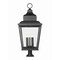 Z-Lite Raphael Sand Black 5 Light Outdoor Pier Mounted Fixture 5029PHXXLR-533PM-BK - alternate 5