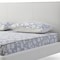 Homeroots White Wood And Faux Leather King Bed Frame With USB 486083 - alternate 3