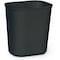 Rubbermaid Commercial 3.5 gal Rectangular Indoor Metal Can, Black, Open Top, Fiberglass, 11.13 in FG254100BLA - alternate 1