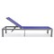 Leisuremod Marlin Patio Chaise Lounge Chair with Grey Aluminum Frame, Navy Blue MLGR-77NBU - alternate 5