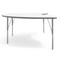 Flash Furniture Wren 72 in x 48 in Kidney Adjustable Height Activity Table, Thermal Laminate Top, Short Legs, White XU-A4872-KIDNY-WHT-T-P-GG - alternate 5
