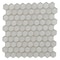 Apollo Tile White 11.6 in x 12 in Glass Glossy, Matte Floor and Wall Mosaic Tile 4.83 sqft/case, 5PK APLICL8801A - alternate 1