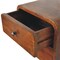 Homeroots 12" Brown Solid Wood Square Two Drawer Floating Nightstand 651480 - alternate 6