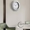 Clockswise 12-in Non-Ticking Octagon Plastic Analog Wall Clock - Elegant Decorative Accent for Home Decor in QI004143.SI - alternate 4