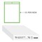 C-Line Products 9" x 12" Green Stitched Neon Shop Ticket Holders, 15/BX 43913 - alternate 4
