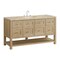 James Martin Vanities Breckenridge 60" Single Vanity, Whitewashed Oak, w/ 3 CM Tajnar Eclos Top 330-V60S-WWO-3TJR - alternate 3