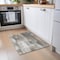 Homeroots 2' X 3' Taupe and Gray Abstract Washable Non Skid Indoor Outdoor Area Rug 563610 - alternate 6