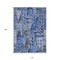 Homeroots 10' X 14' Navy Blue And Sky Blue Village Houses Washable Indoor Outdoor Area Rug 577852 - alternate 4