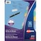 Avery Dividers, Write-On, 8Tab, Mlti 8PK AVE16171 - alternate 1