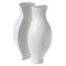 Uniquewise Decorative Split Vase Duo Floor Vase - White, PK 2 QI003999.WT.2 - alternate 1