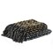 Homeroots 50" X 60" Black And Gold Geometric Cotton Woven Throw Blanket with Tassels 516602 - alternate 7