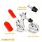 Powertec 50" Circular Saw Guide w/ Straight Edge, Quick Release Horizontal Toggle Clamps & Mounting Plate 72054 - alternate 4
