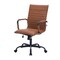 Leisuremod Harris High-Back Faux Leather Swivel Office Chair, Iron Frame HOTBL19LBRL - alternate 4