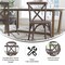 Flash Furniture Advantage Dark Driftwood X-Back Chair X-BACK-BURDRIFT - alternate 6