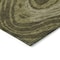 Homeroots 3' X 5' Olive Green And Beige Abstract Washable Indoor Outdoor Area Rug 601290 - alternate 4
